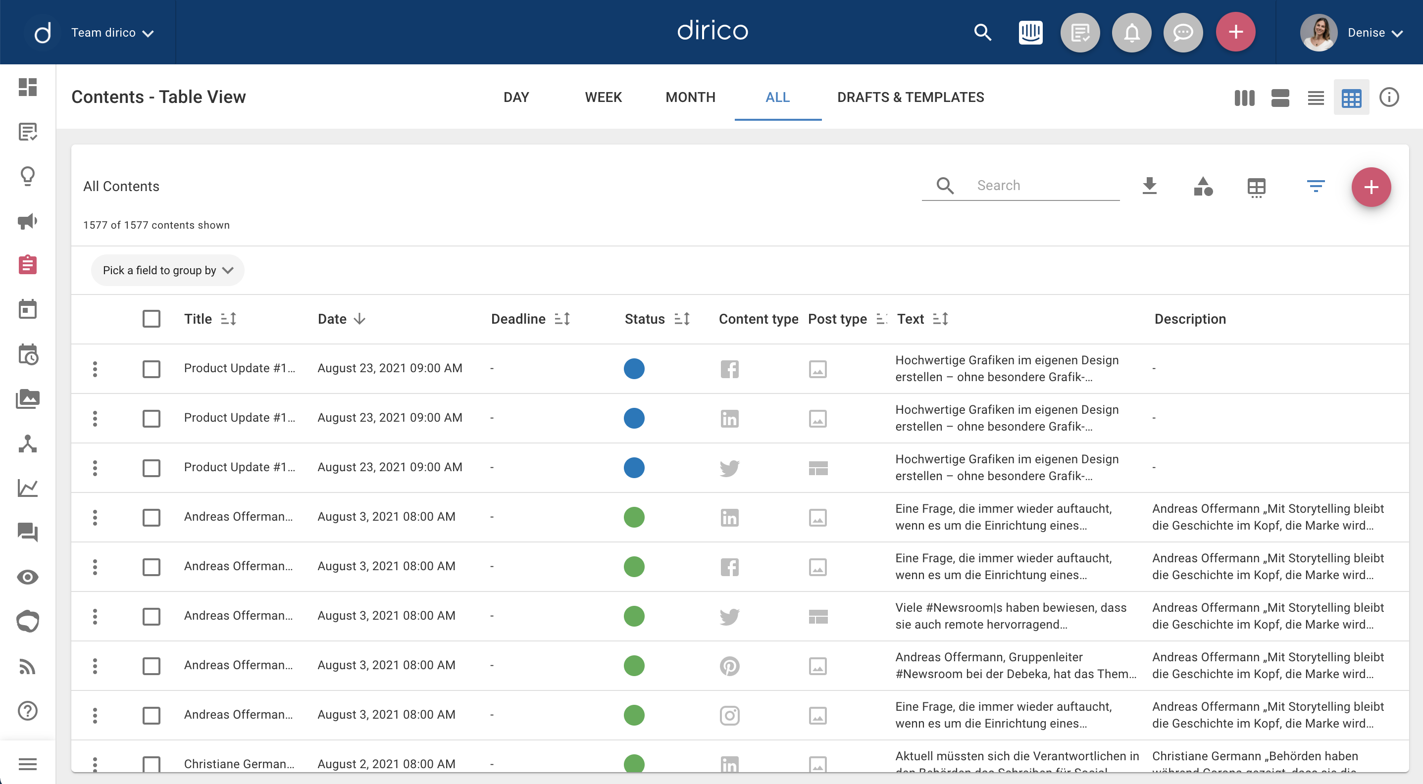 How to work in the content module of Communications Control – Staffbase ...