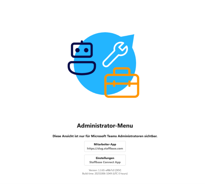 Administrator Menü
