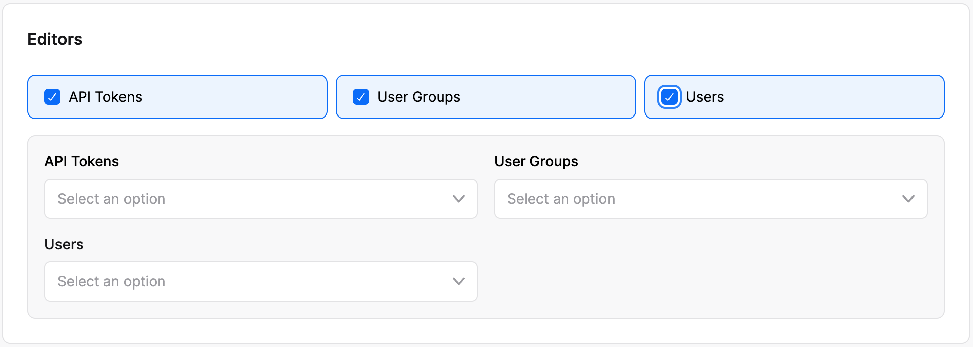Editor Configuration
