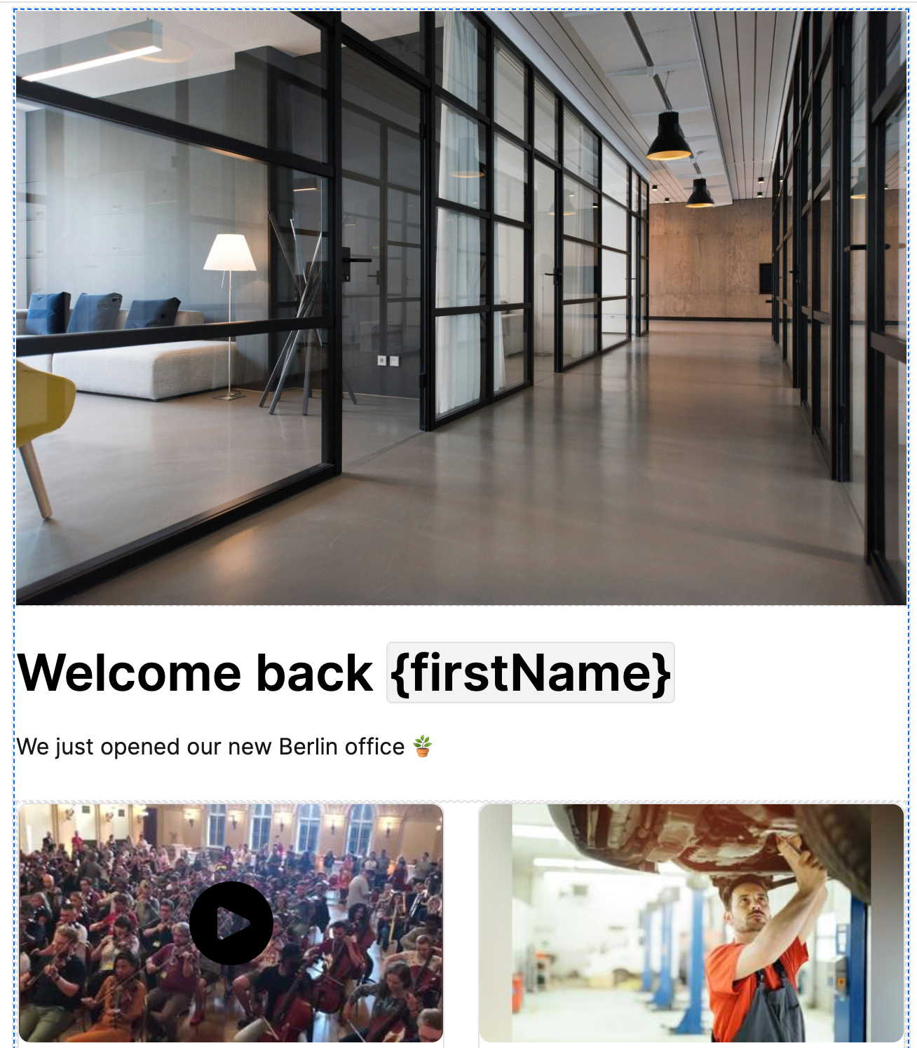 Inline variables picker