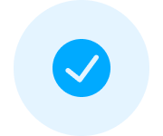 Checkmark icon representing consistent, trustworthy report data