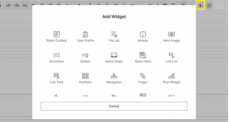 Widgets in Classic Editor.png