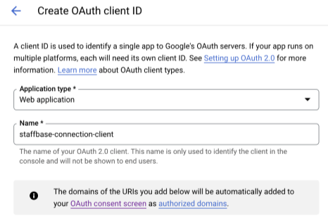 Connecting to Google services using custom OAuth client